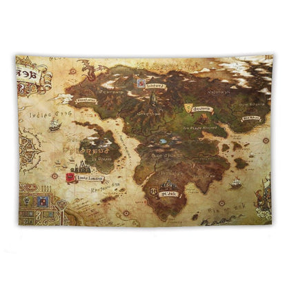 Eorzea FFXIV Map Tapestry