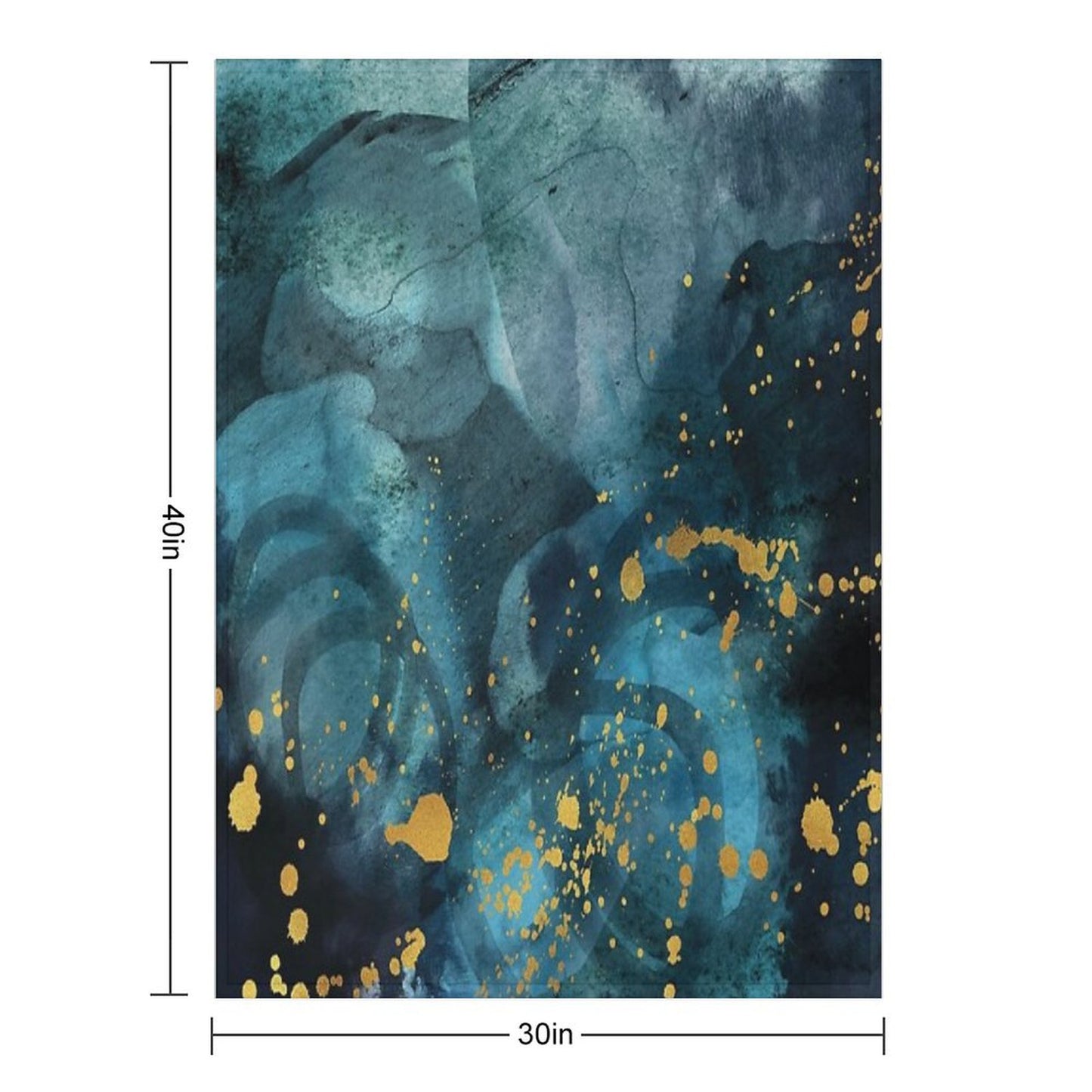 Ocean of Reality Throw Blanket