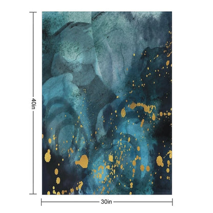 Ocean of Reality Throw Blanket