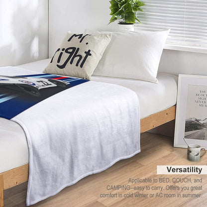 Porsch 917 Martini Racing 1971 Throw Blanket