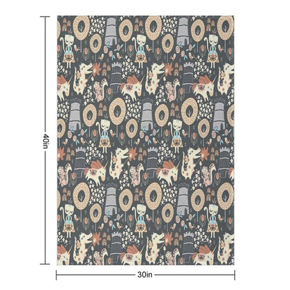 Animal Kingdom Throw Blanket