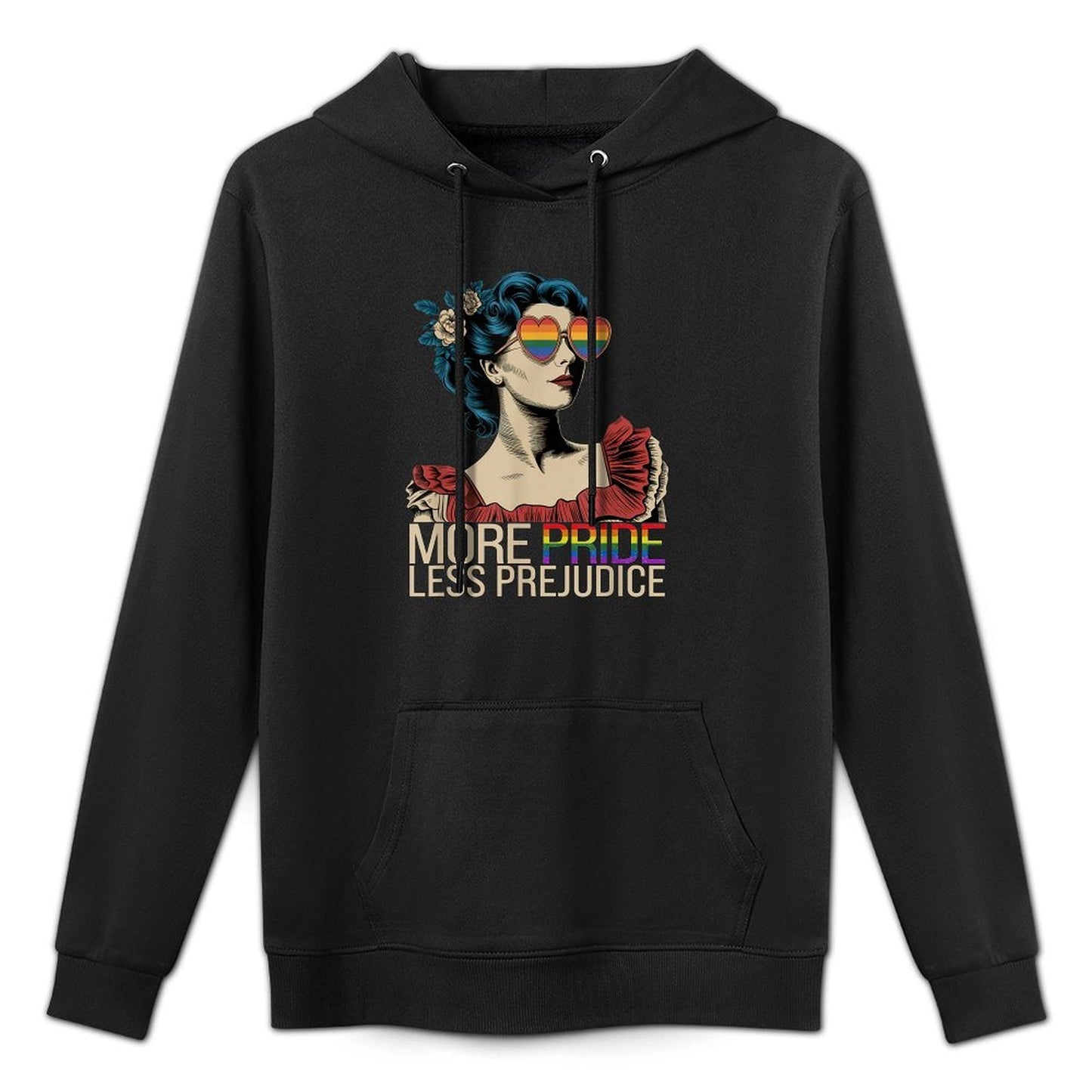 More Pride Less Prejudice Pride Month LGBTQ Casual Wear Hoodie