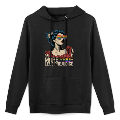 More Pride Less Prejudice Pride Month LGBTQ Casual Wear Hoodie