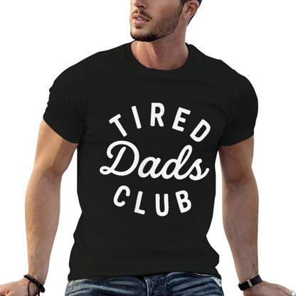 Tired Dads Club ( 2 Sided) Car Race Track On Dad Daddy Mens  Wrinkle-resistant T-Shirt