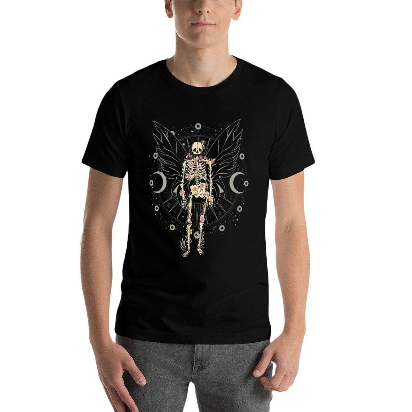 Fairy Grunge Fairycore Aesthetic Butterfly Skeleton Gothic  Quick-drying T-Shirt