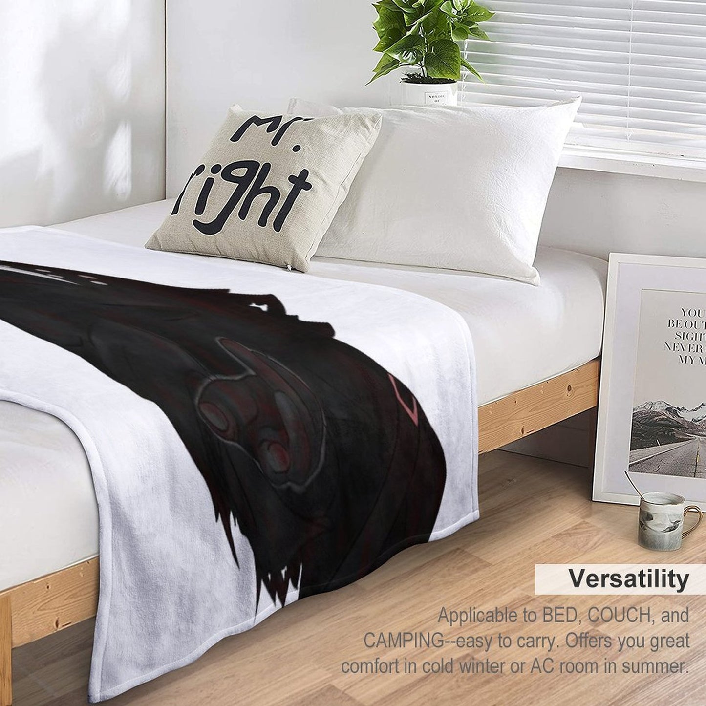 SCP-049 Plague Doctor Throw Blanket