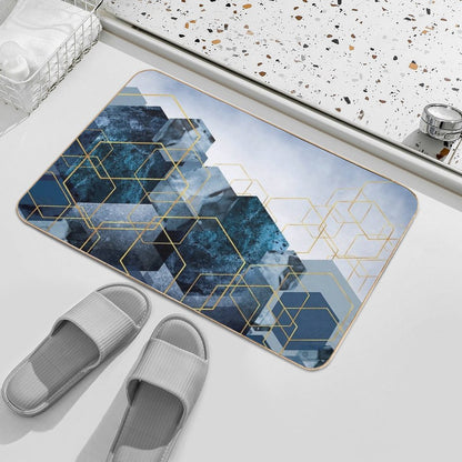 Geometric Compilation Bath Mat