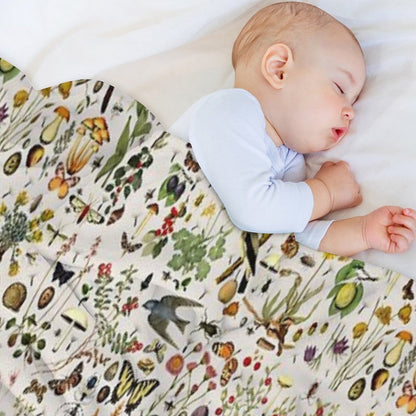 Biology of America USA Throw Blanket