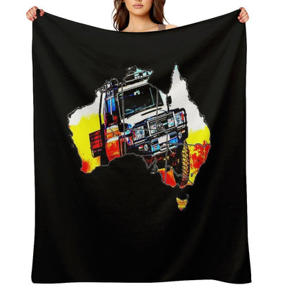 Toyota Land Cruiser 79 4wd 4x4 Throw Blanket