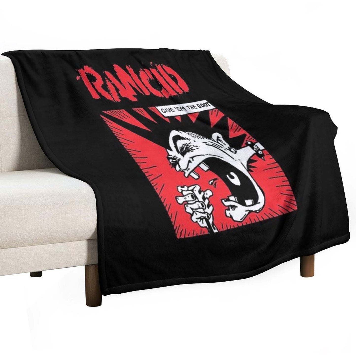 Rancid Rancid Rancid Rancid Rancid Rancid Rancid Throw Blanket