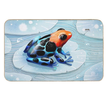 Poison Dart Frog  Rapid-Drying Bath Mat