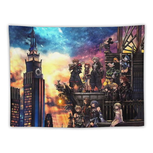 Kingdom Hearts 3 Cover Tapestry
