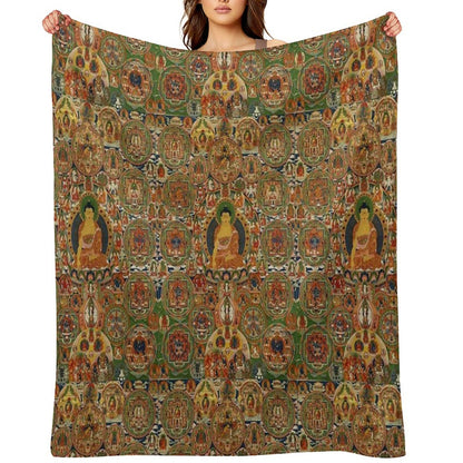 Buddha Throw Blanket
