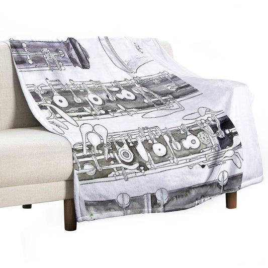 The Oboe Throw Blanket