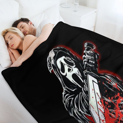 Scream Movie Throw Blanket