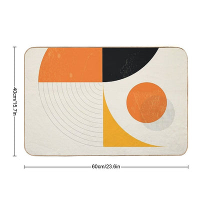 Mid Century Modern Retro Bath Mat