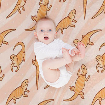 Bearded Dragons Throw Blanket