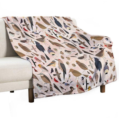 Sonoran Birds Throw Blanket