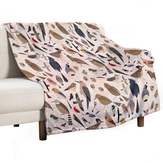 Sonoran Birds Throw Blanket