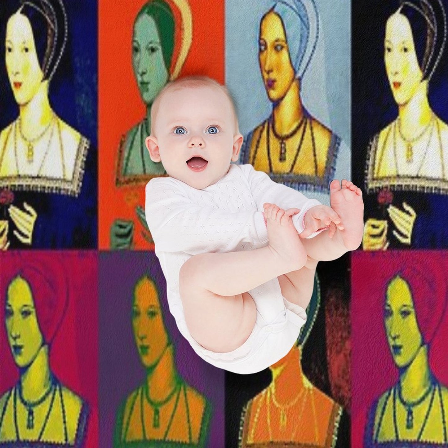 Anne Boleyn Pop Collection Throw Blanket