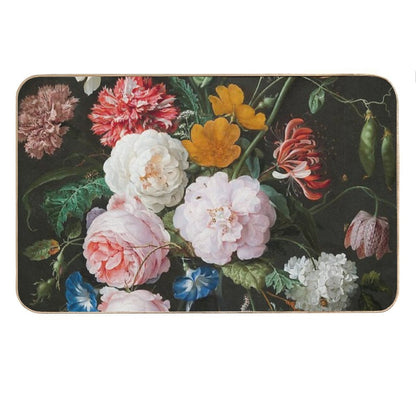 Dutch Golden Age Floral Painting Bath Mat