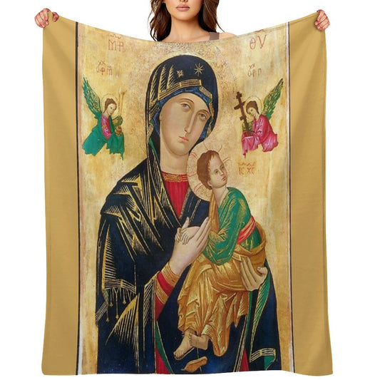 Our  Lady of Perpetual Help 1 Throw Blanket