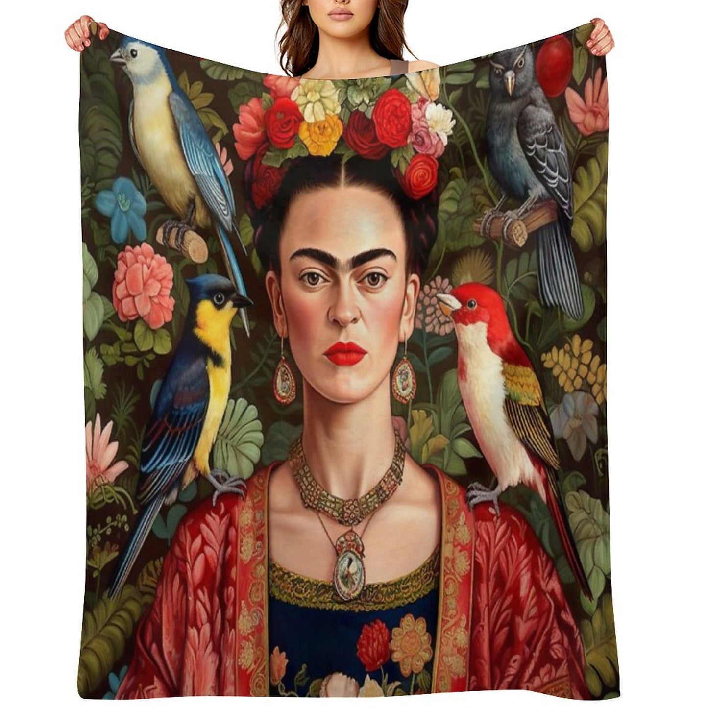 Frida Kahlo 7 Throw Blanket