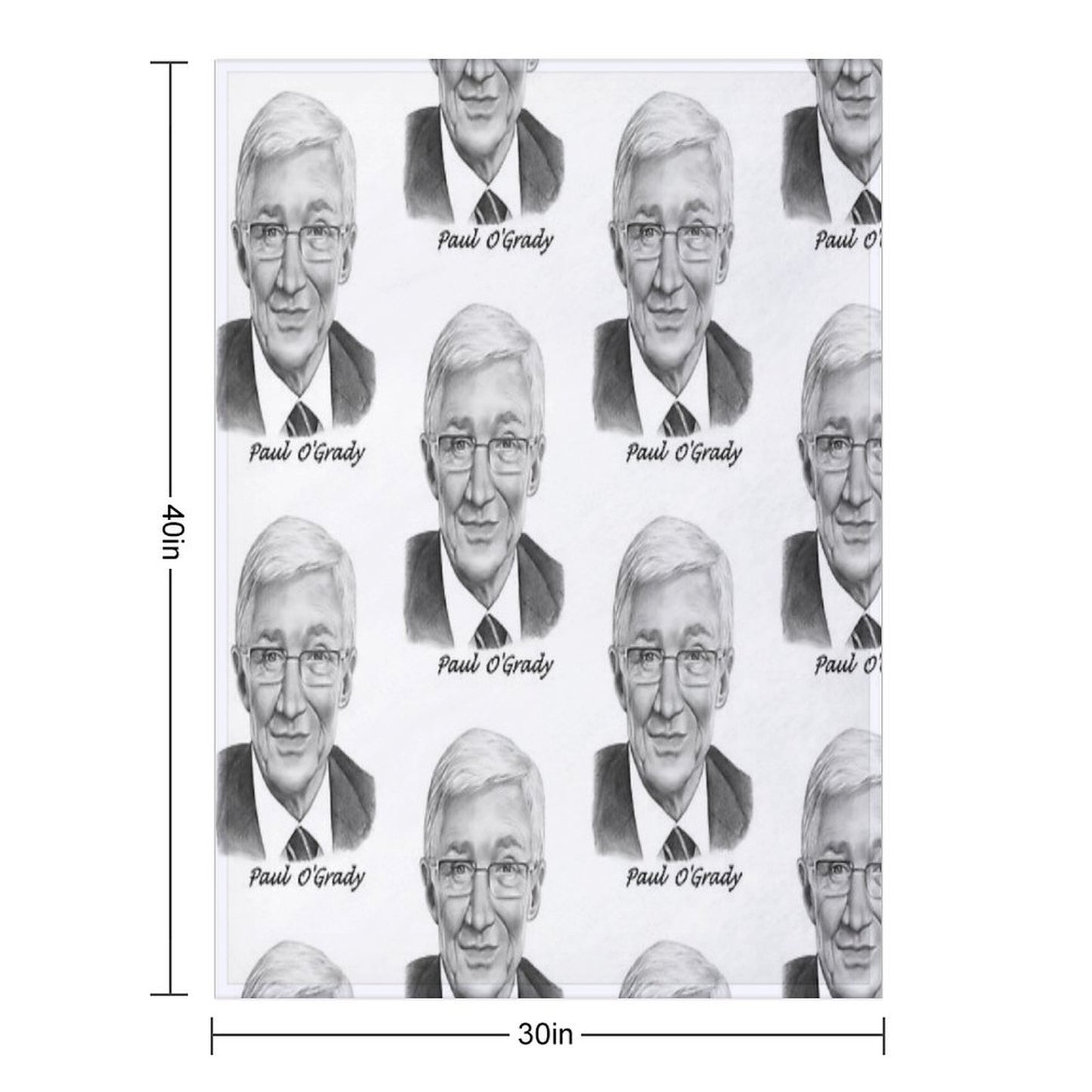 Paul O'Grady Throw Blanket