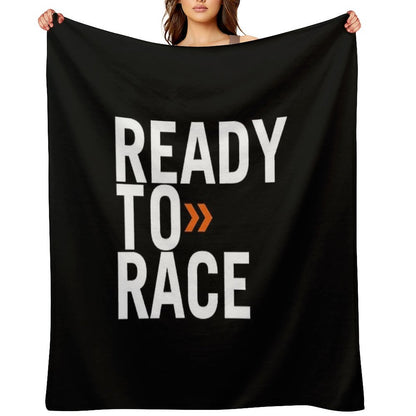 Ready to Race Throw Blanket