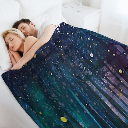 Firefly Forest Throw Blanket
