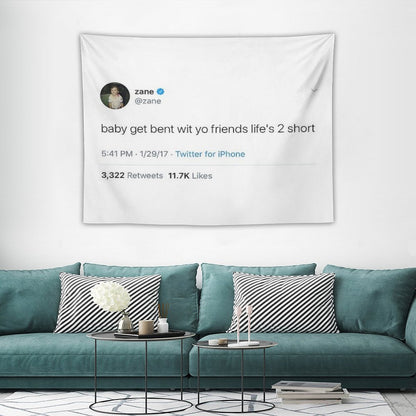 Zane Tweet (vlog Squad) Tapestry