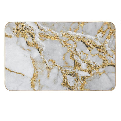 Golden Marble Bath Mat