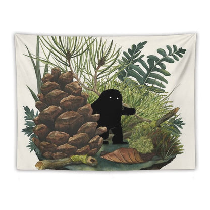Tiny Sasquatch Tapestry