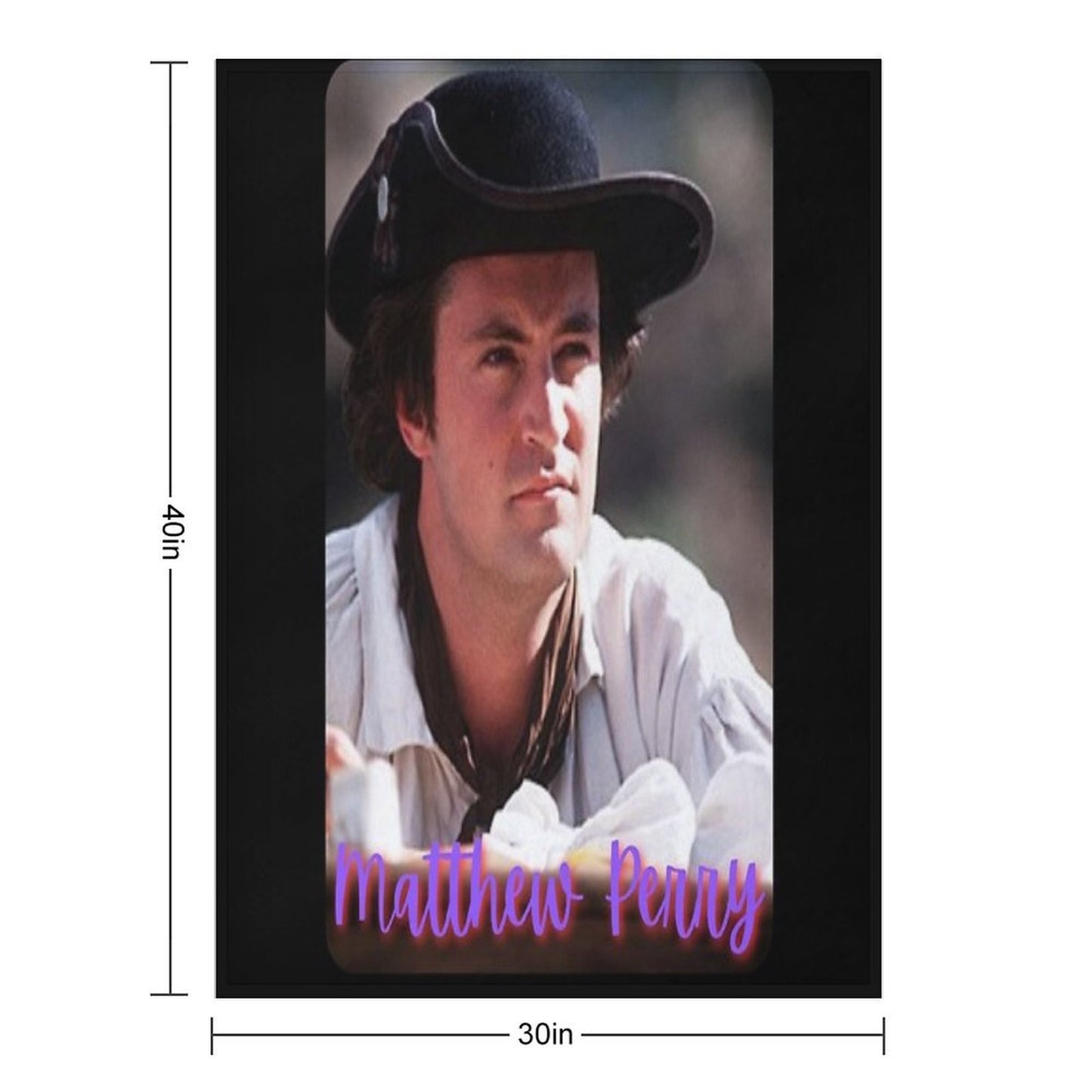 Matthew Perry Throw Blanket