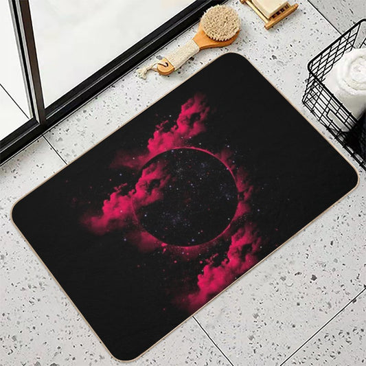 Black Hole  Easy Maintenance Bath Mat