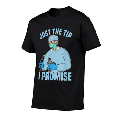 Dan66 Men&#39;s Black Humorous Medical Procedure T-Shirt