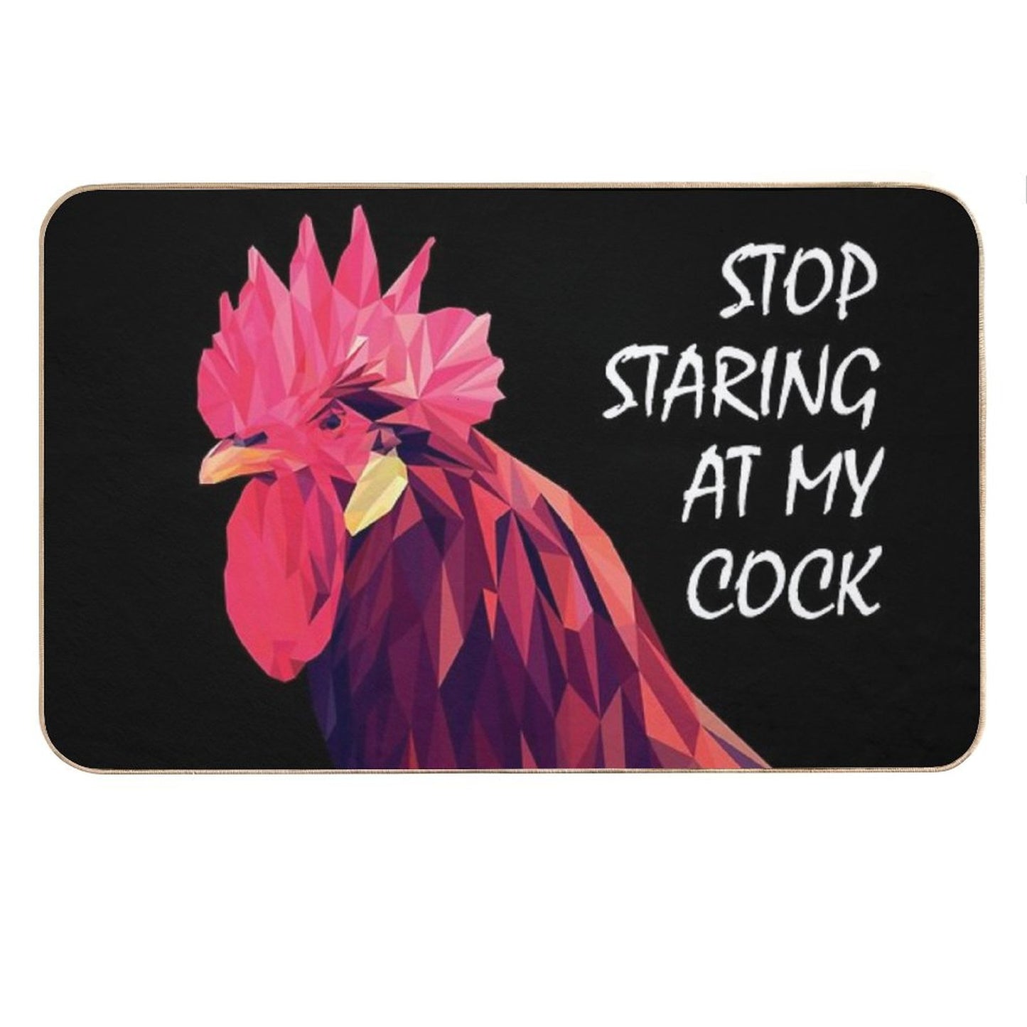 Stop Staring at My Cock Bath Mat