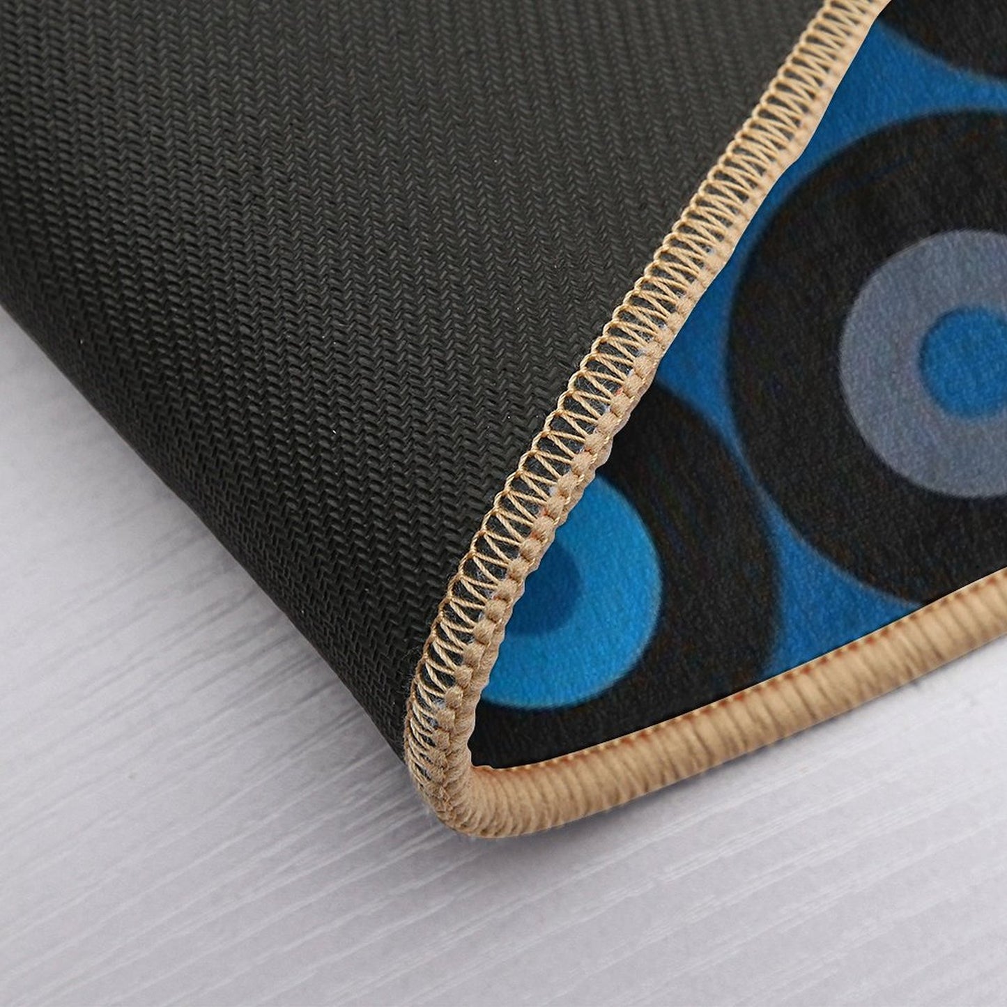 VINYL Blue Bath Mat