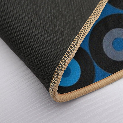 VINYL Blue Bath Mat