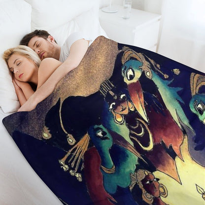 Gather Round The Light Throw Blanket