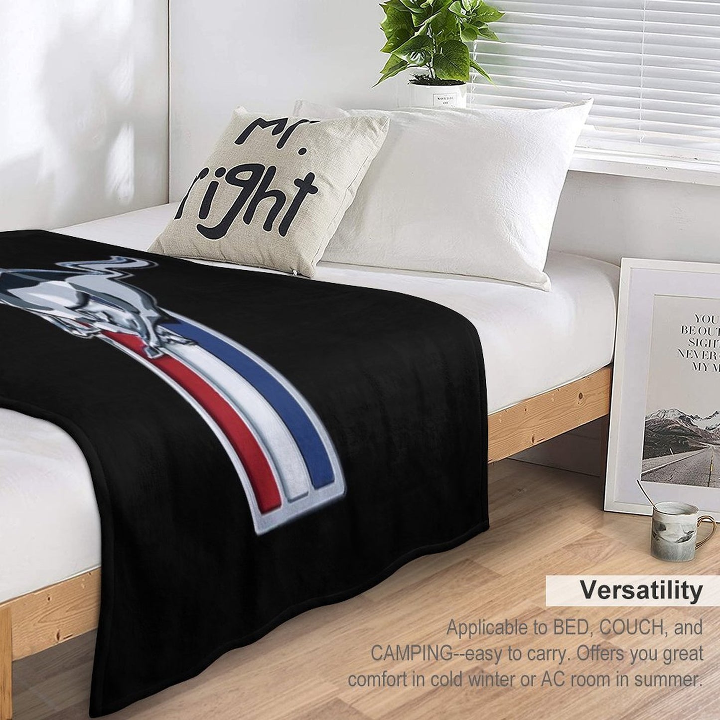 'stang Throw Blanket