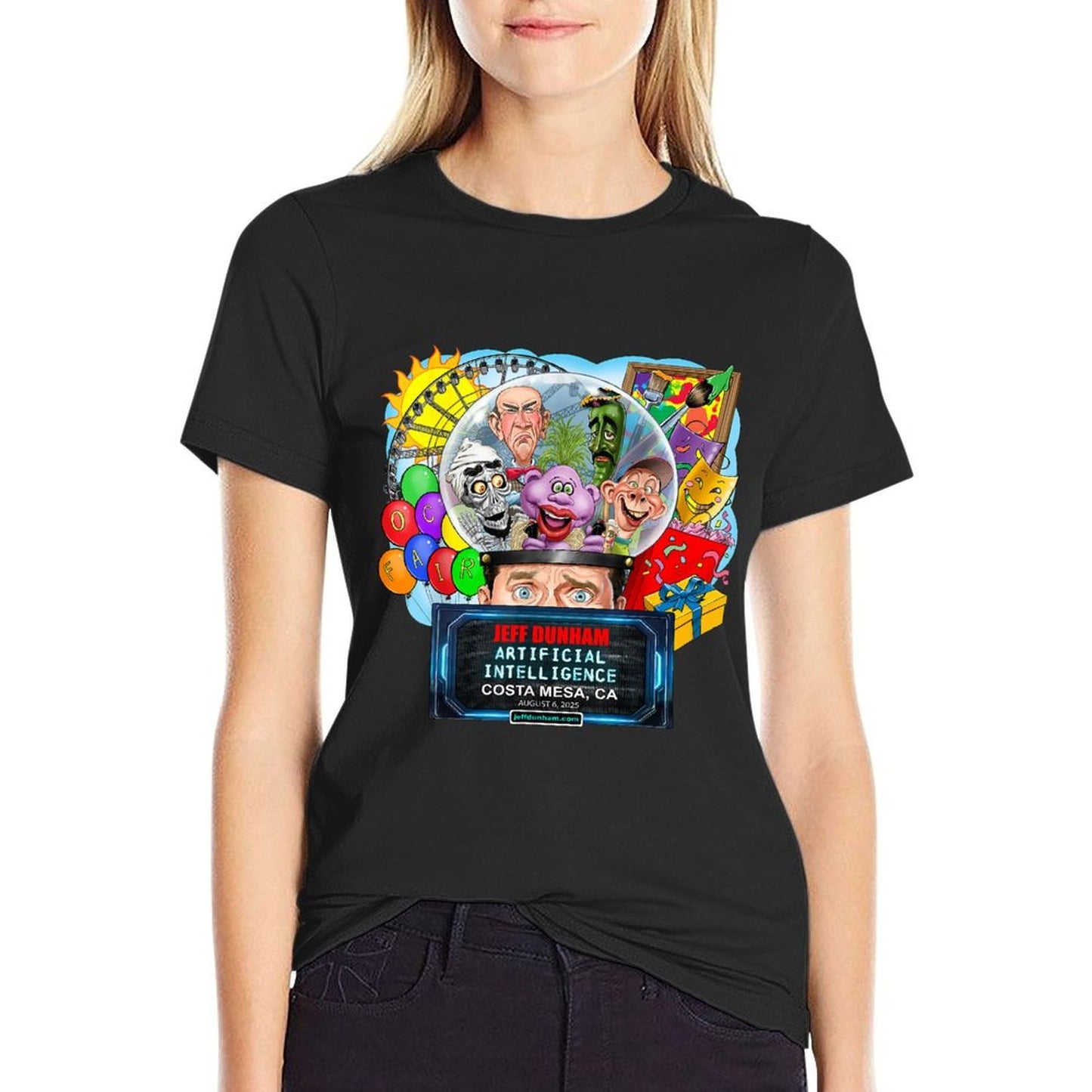 Jeff Dunham Costa Mesa, CA (2025)  Graphic-printed T-Shirt