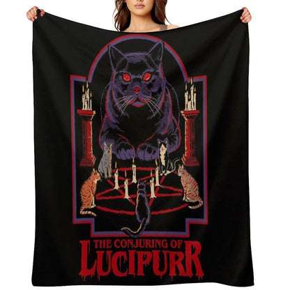 Lucipurr Throw Blanket