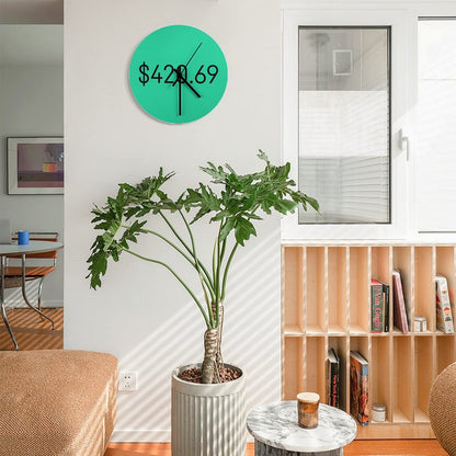 $420.69 Wall Clock