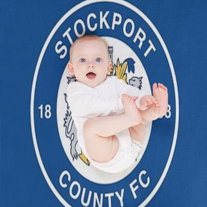 STOCKPORT COUNTY FC Throw Blanket