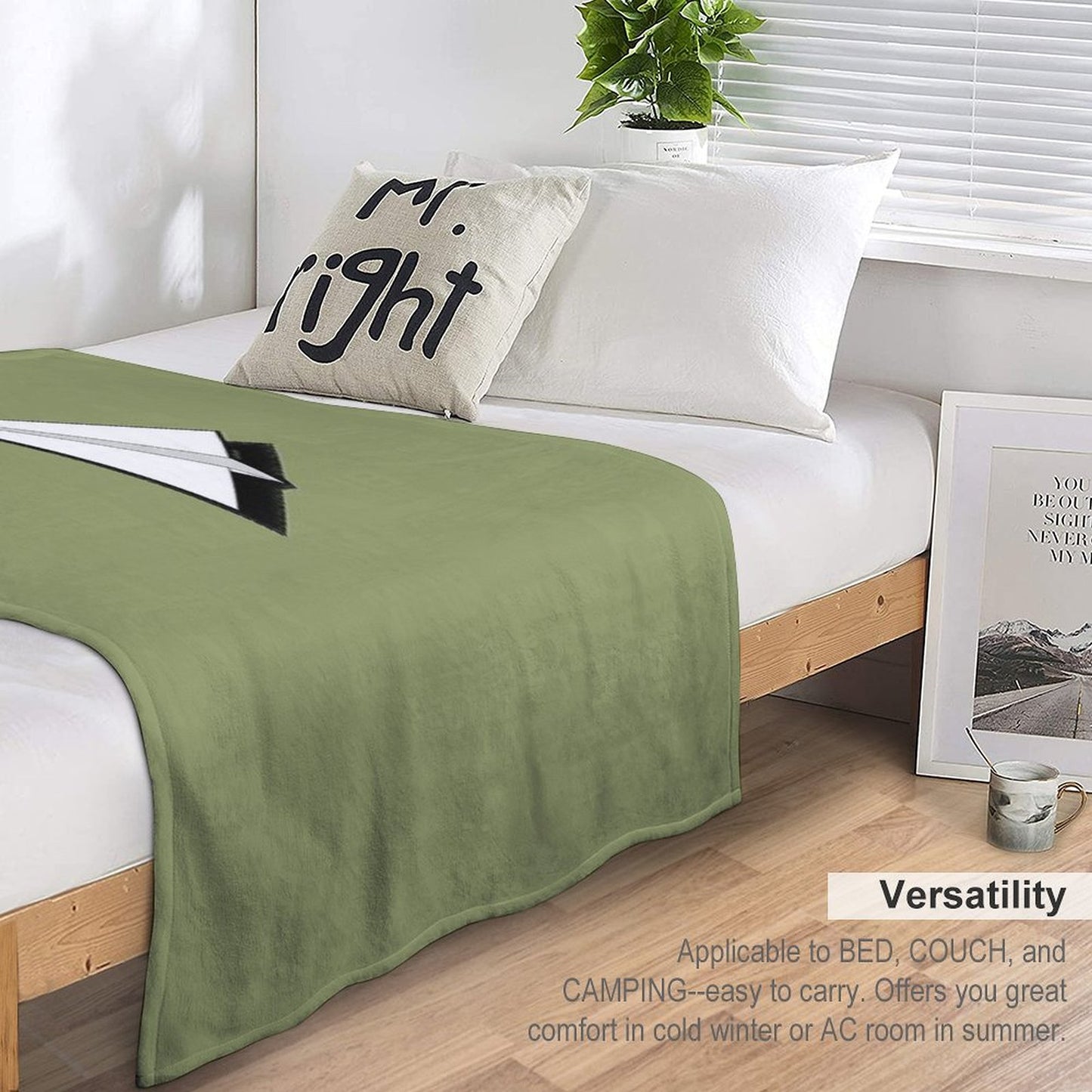 Paper Airplane 1 Throw Blanket