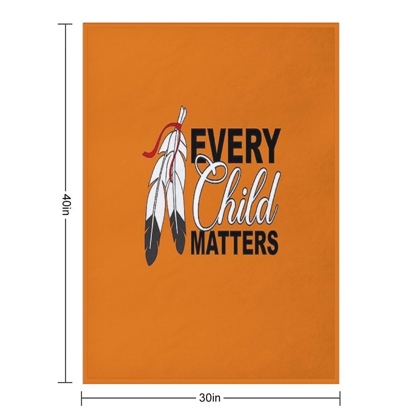 Every Child Matters Throw Blanket