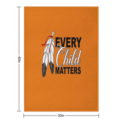 Every Child Matters Throw Blanket