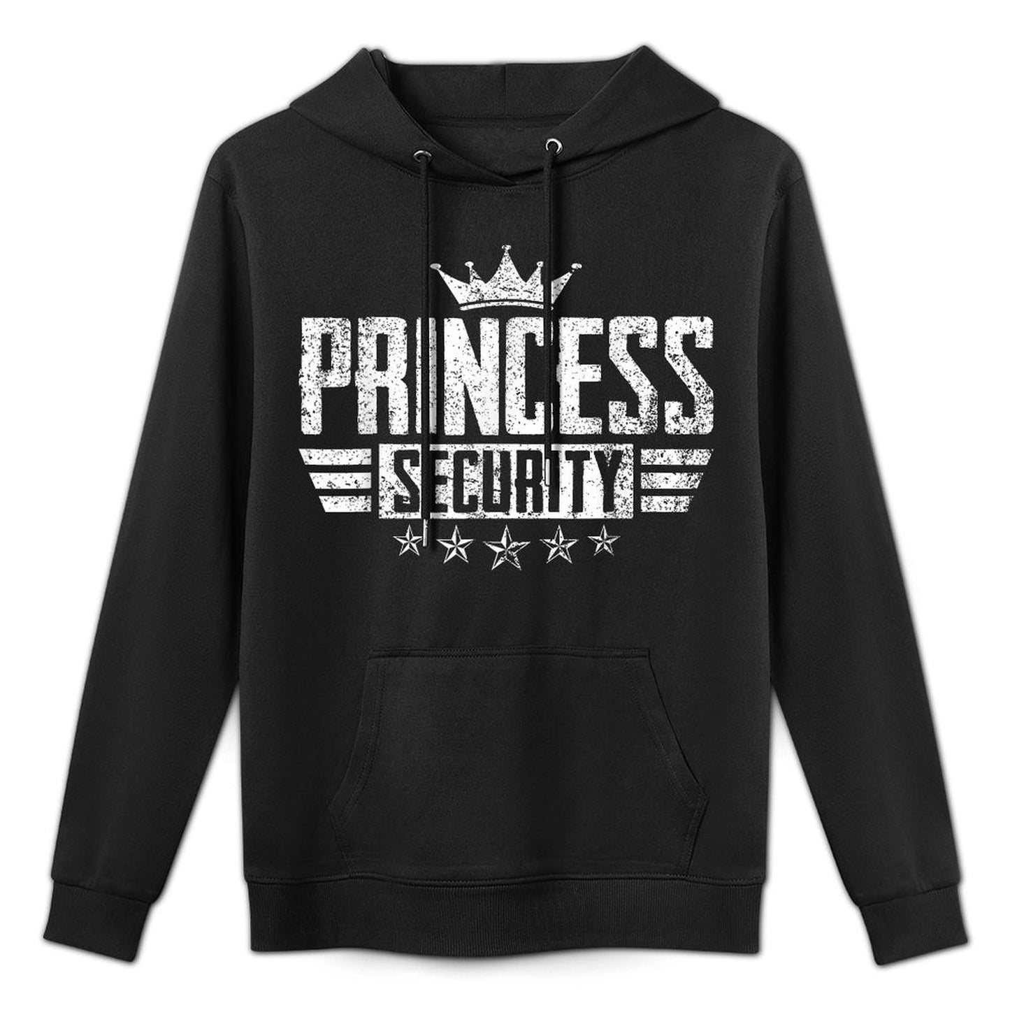 Princess Security Halloween Birthday Dad Mom Big Brother Kangaroo Pocket Hoodie