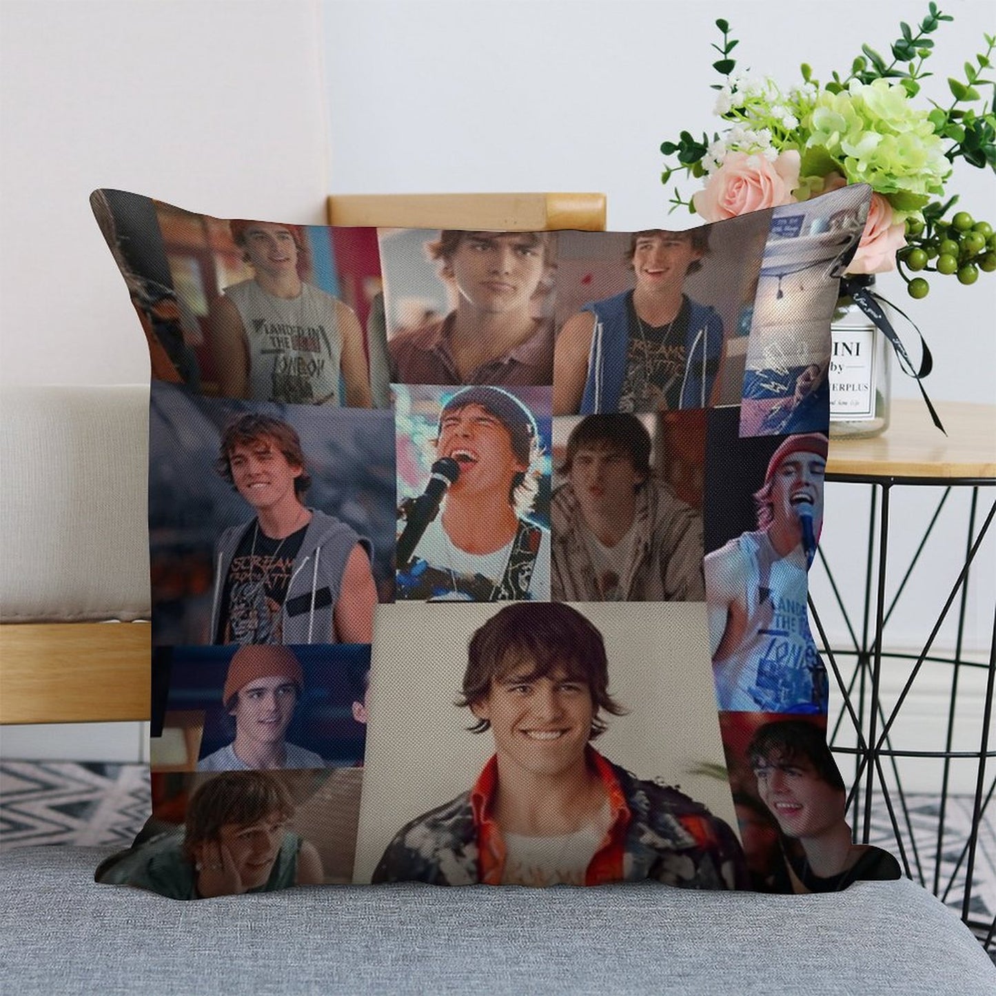 Julie And The Phantoms Luke Linen Throw Pillow Cover